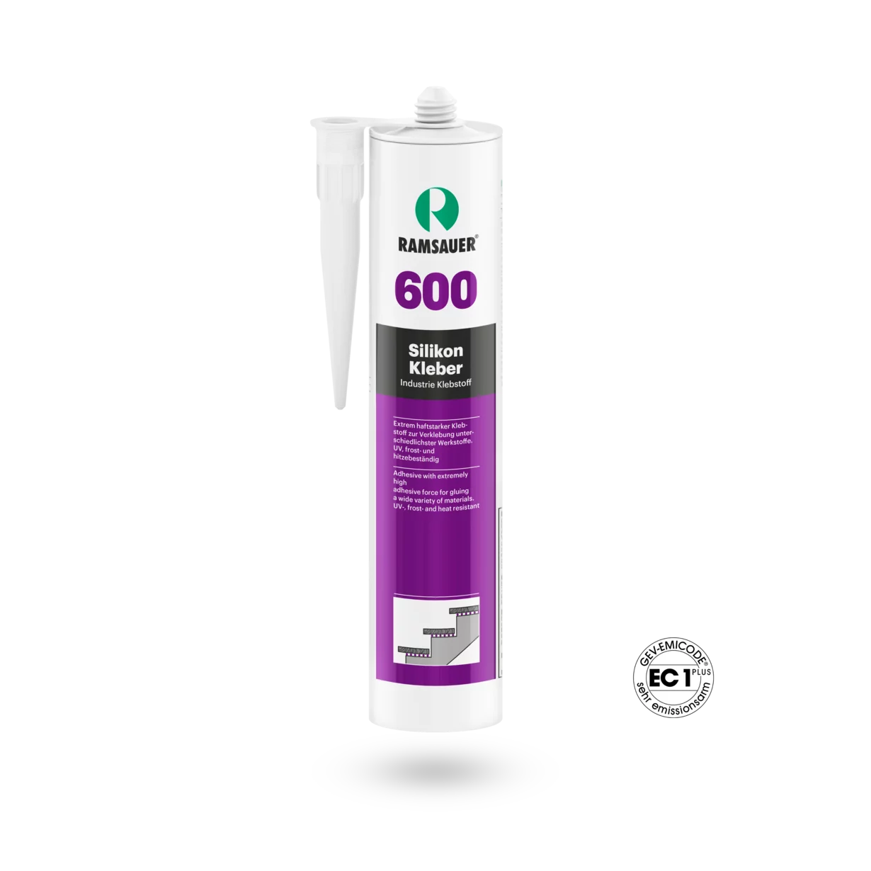 Ramsauer 600 silikonlim 310 ml Ramsauer 600 silikonlim 310 ml