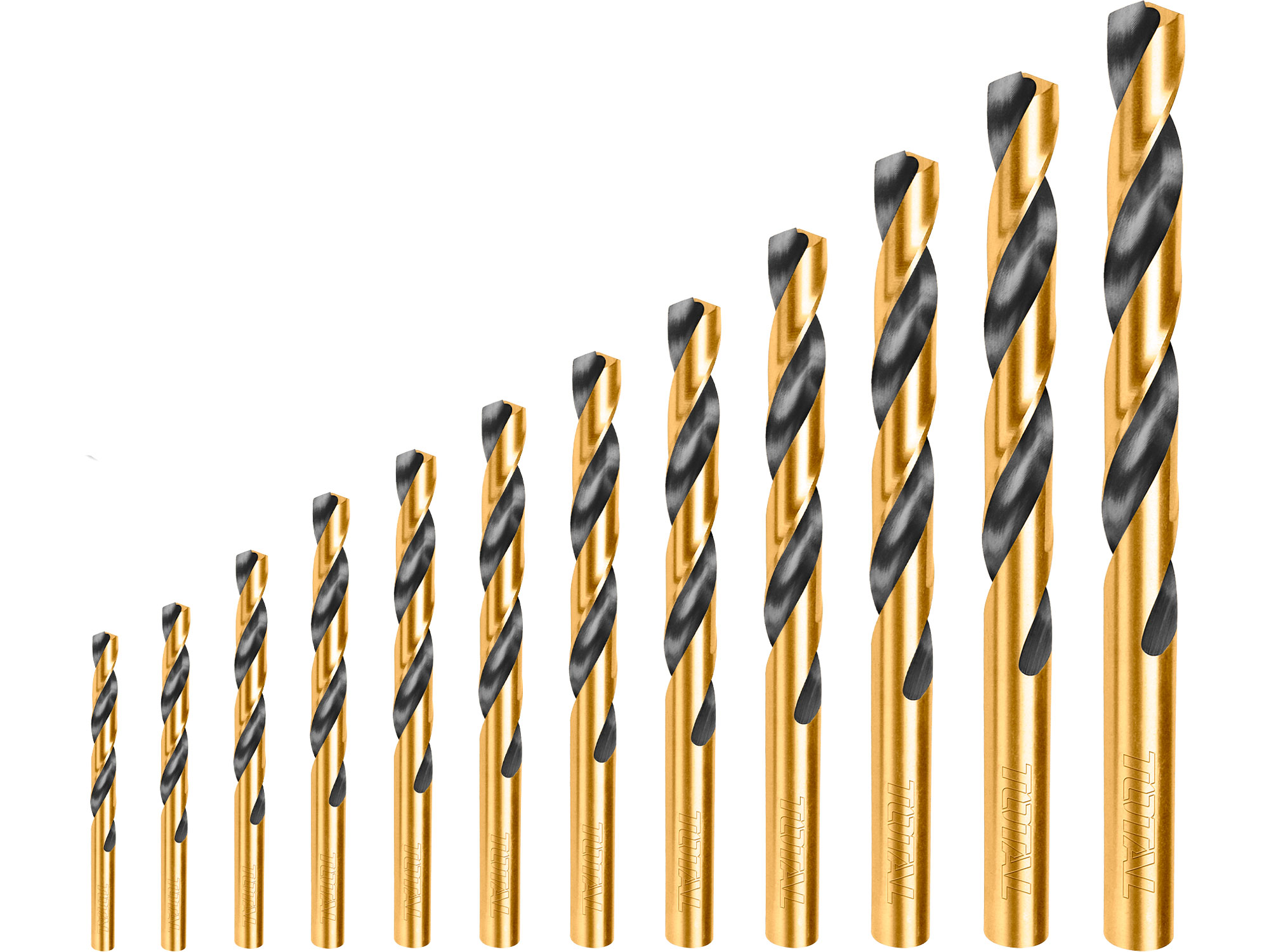 Bor for metall, sett med 12 stk, HSS Bor for metall, sett med 12 stk, HSS