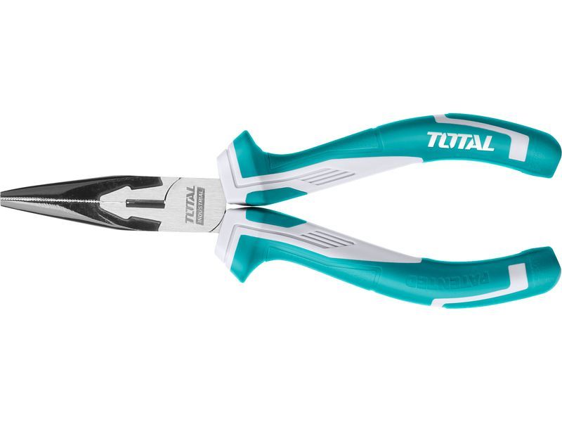 Total Halvrund, rett tang, industriell, 160 mm, CrV
