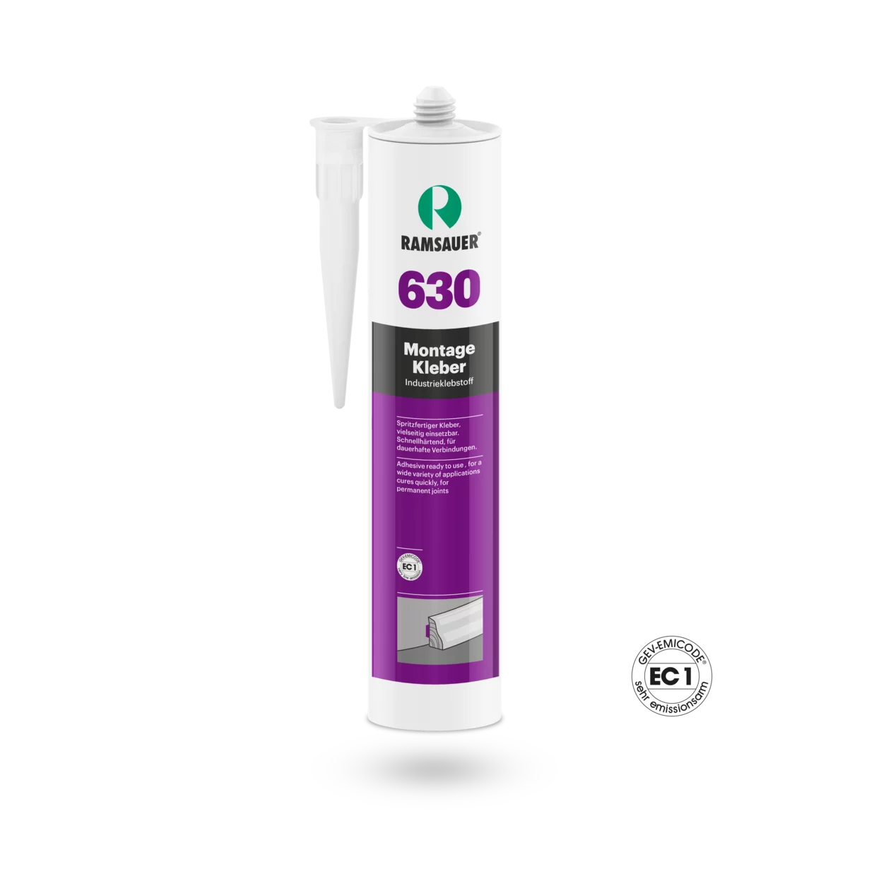 Ramsauer 630 Monteringslim, hvit, 310 ml Ramsauer 630 Monteringslim, hvit, 310 ml