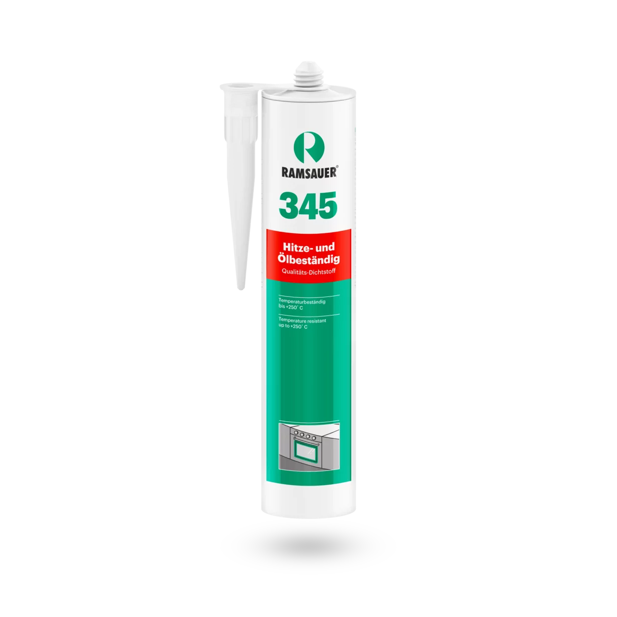 Ramsauer 345 Varme- og oljebestandig, 310 ml, svart Ramsauer 345 Varme- og oljebestandig, 310 ml, svart
